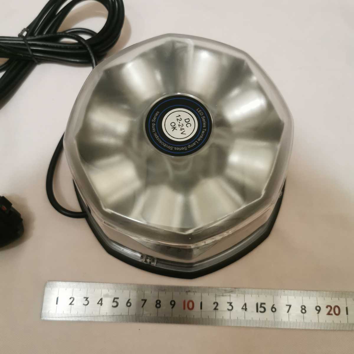 定番人気，2026】 LED回転灯40W COBタイプ クリアレンズ/アンバーLED