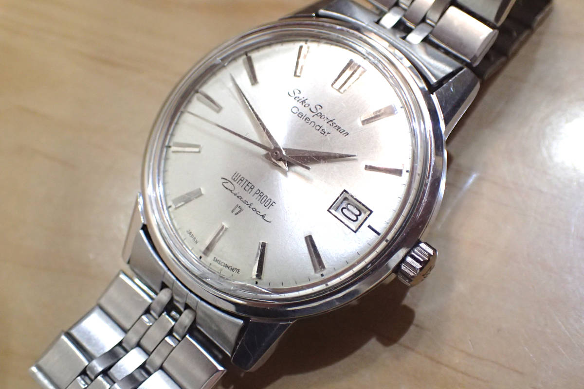 動作品/時計店在庫品 ◇Seiko/セイコースポーツマン カレンダー 14112