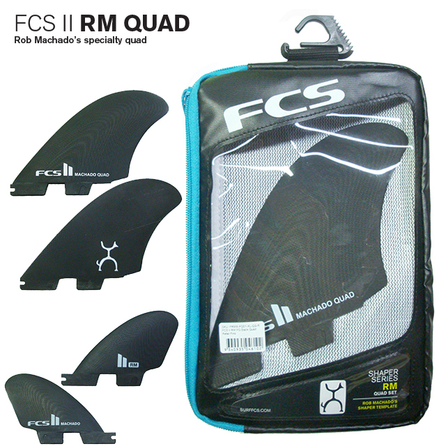 サーフィン・ボディボード FCS II Rob Machado Quad Fin Set FCS II
