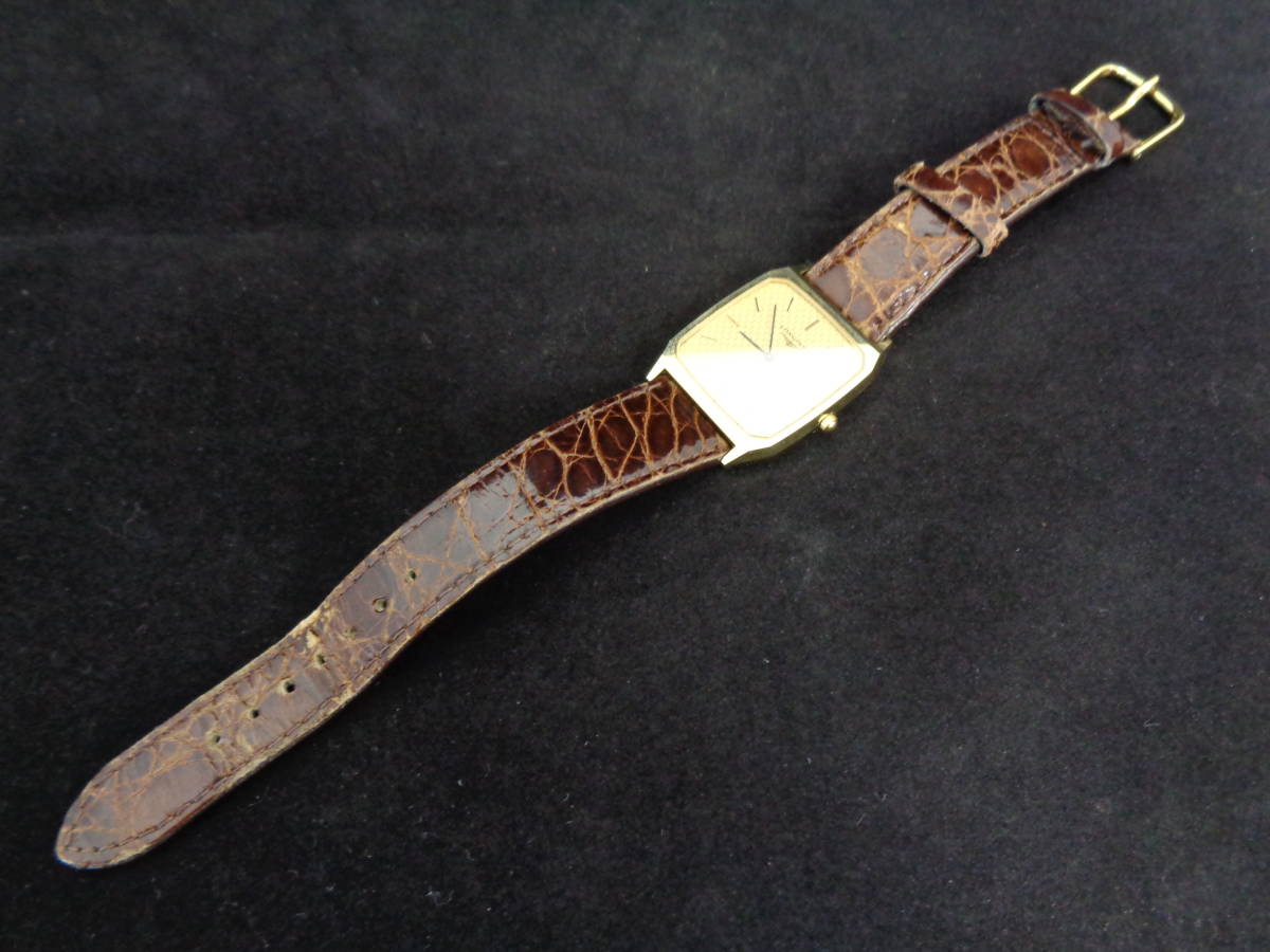 不動品 ☆ メンズ腕時計【LONGINES QUARTS 761-SWISS-6223】 スクエア