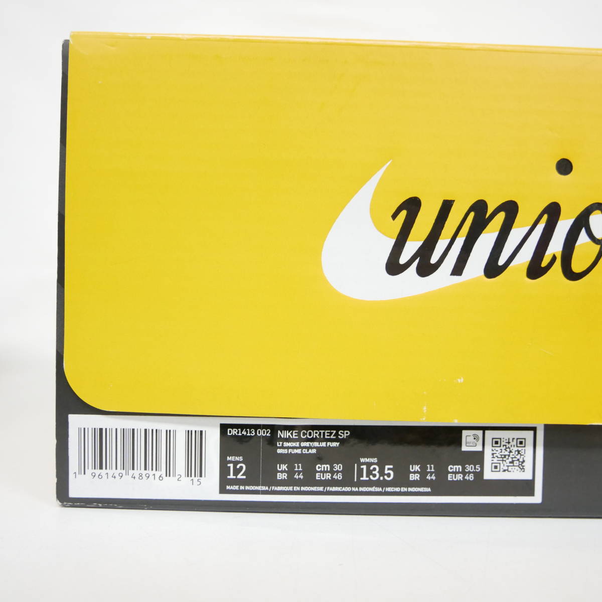 1円】良好 国内正規 NIKE×UNION LA ユニオン CORTEZ SP コルテッツ