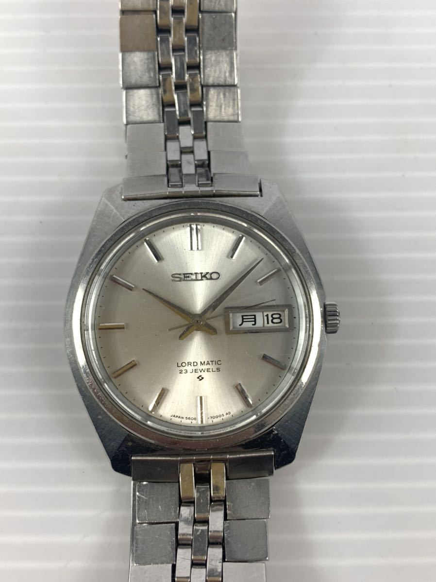 1円から】SEIKO セイコー 自動巻き 5606-7000 稼働品 5606-7000 LM