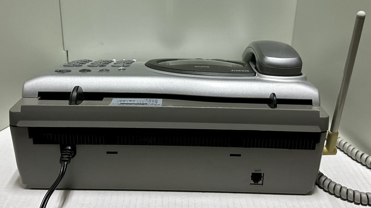 SANYO 電話機 SFX-DK13 FAX電話機 子機有り 感熱紙 ファクシミリ