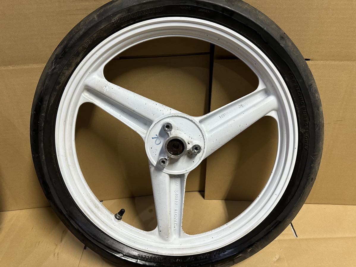 s ホンダ NS50F AC08 純正フロントホイール レストアベース 当時物 NS50R