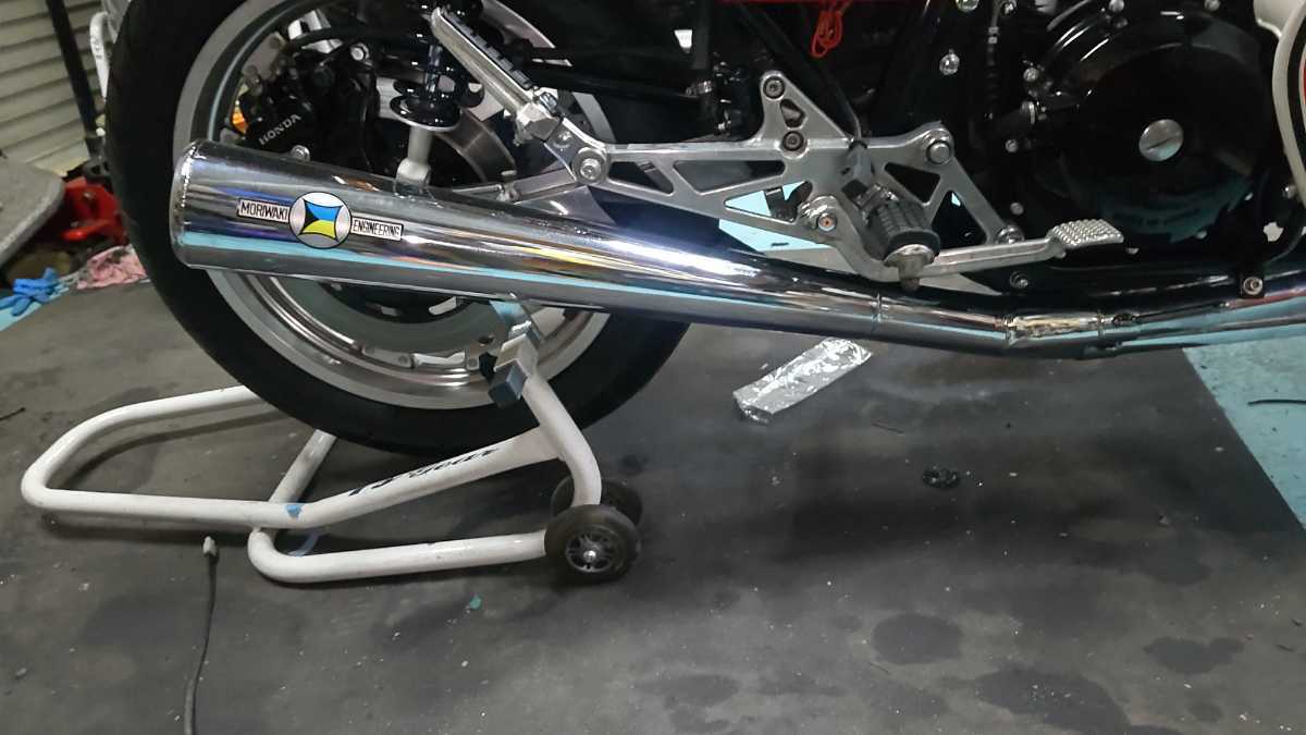 cb750f モリワキマフラー 希少 当時物 美品