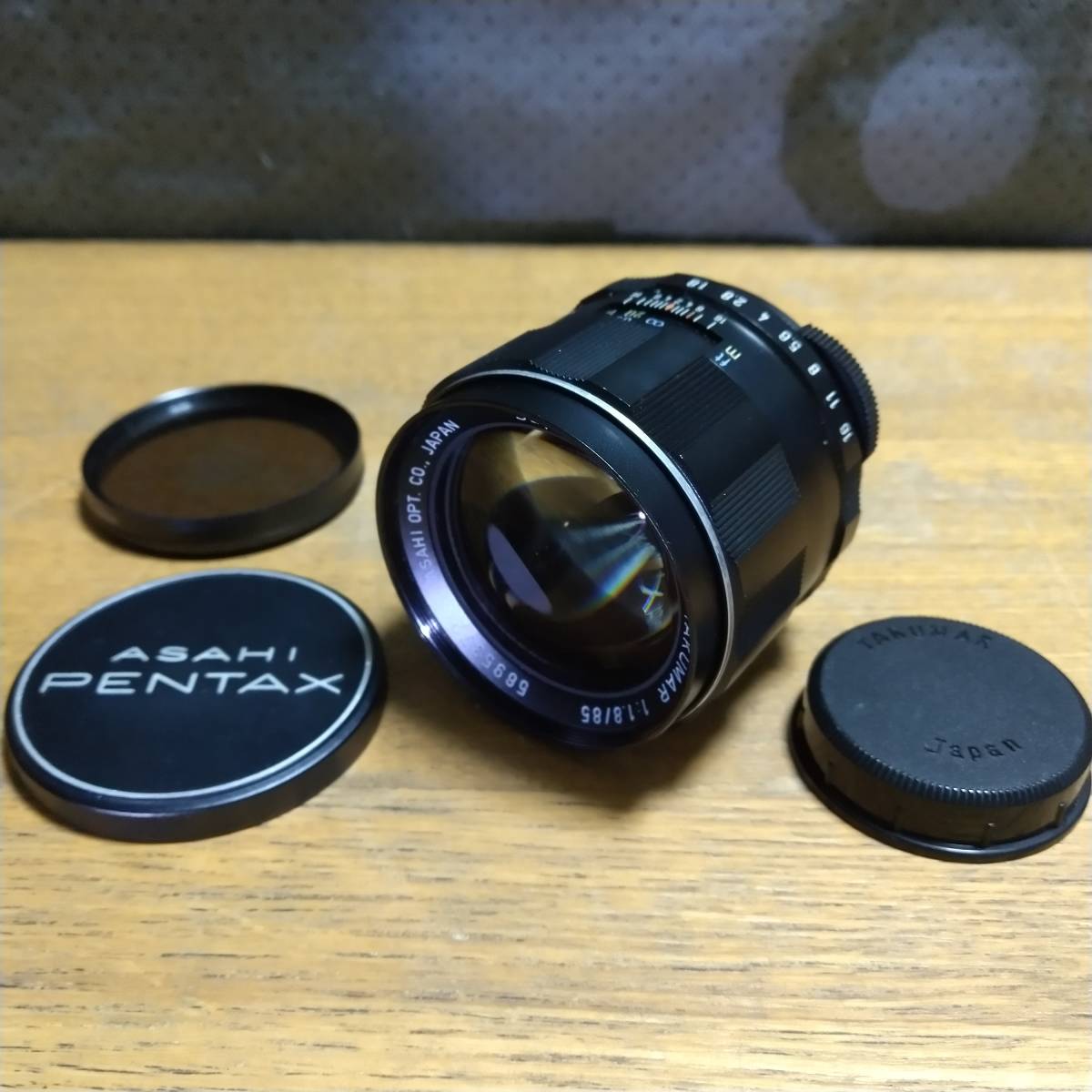 美品】☆ペンタックス Super-Multi-Coated TAKUMAR 85mm F1.8 銘玉 大