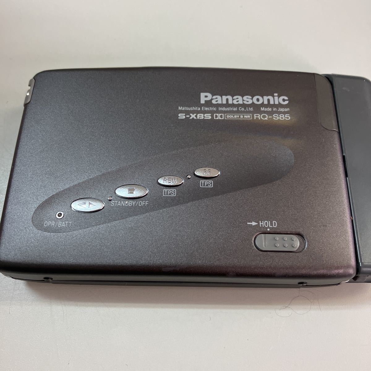中古品】ジャンク品 Panasonic S-XBS カセットプレーヤー RQ-S85(再生
