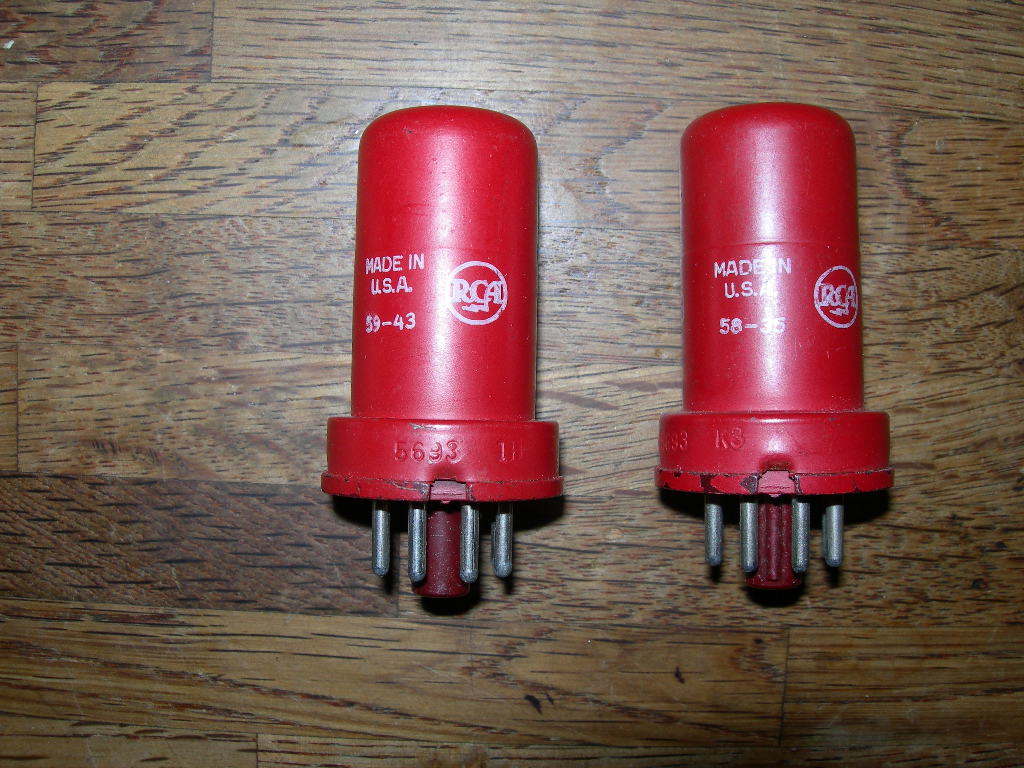 安い取扱店 RCA社 真空管 5693 1ペア 中古品 白箱付属 【公式通販】