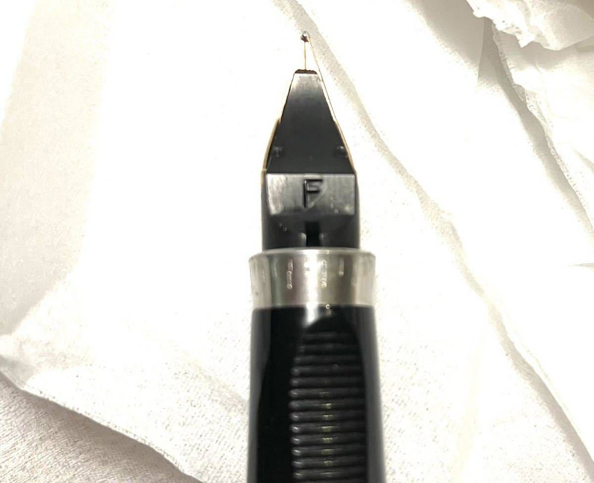 PARKER パーカー 75 万年筆 ペン先 14K 585 XF 極細 キャップ バレル