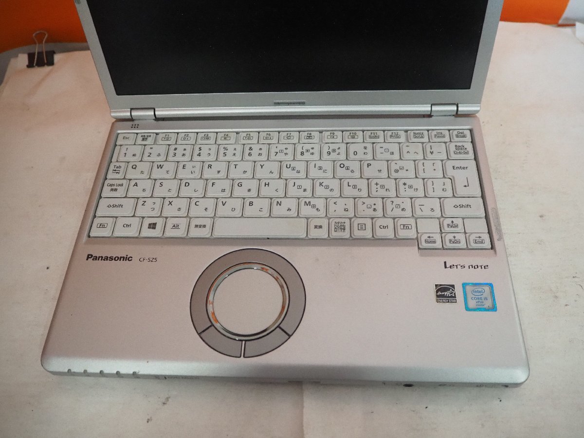 ジャンク①Let's note CF-SZ5(i5-6300u 4GB) ジャンク Panasonic