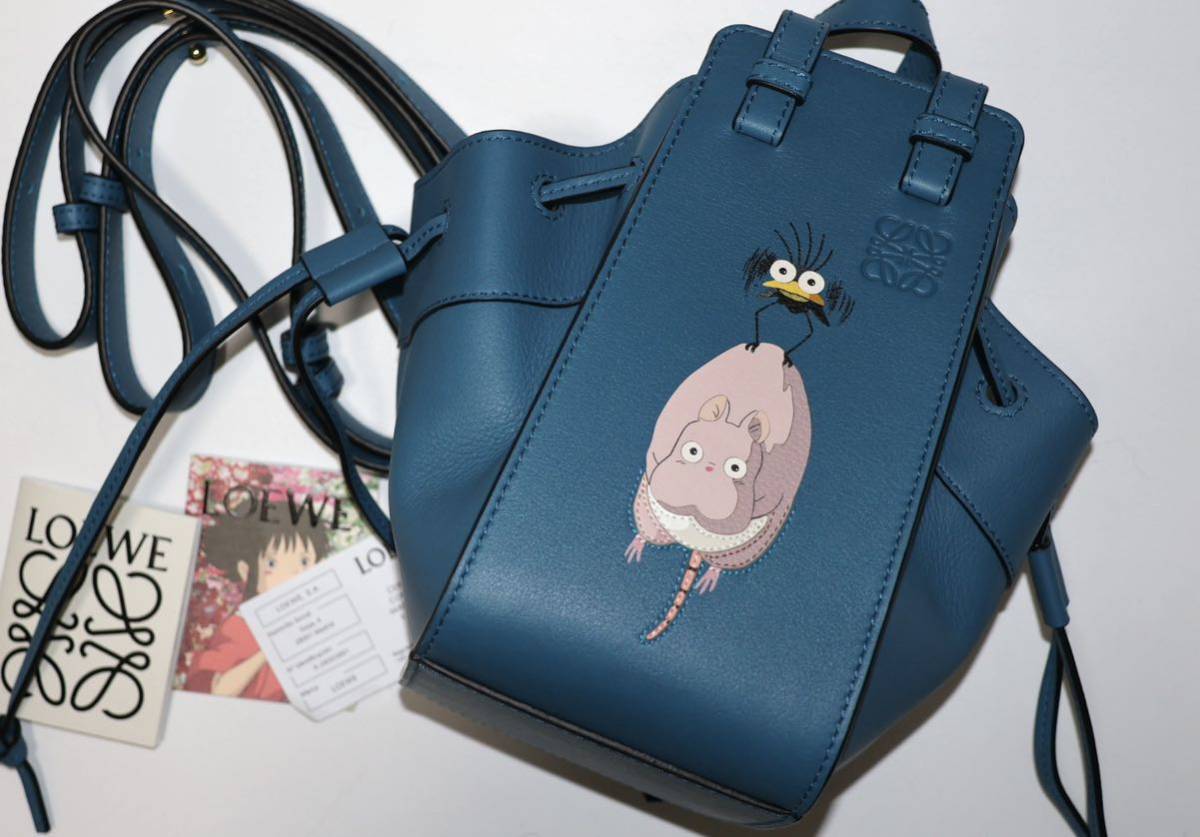 22SS 未使用 LOEWE×千と千尋の神隠し 坊ネズミ ハンモックミニバッグ 