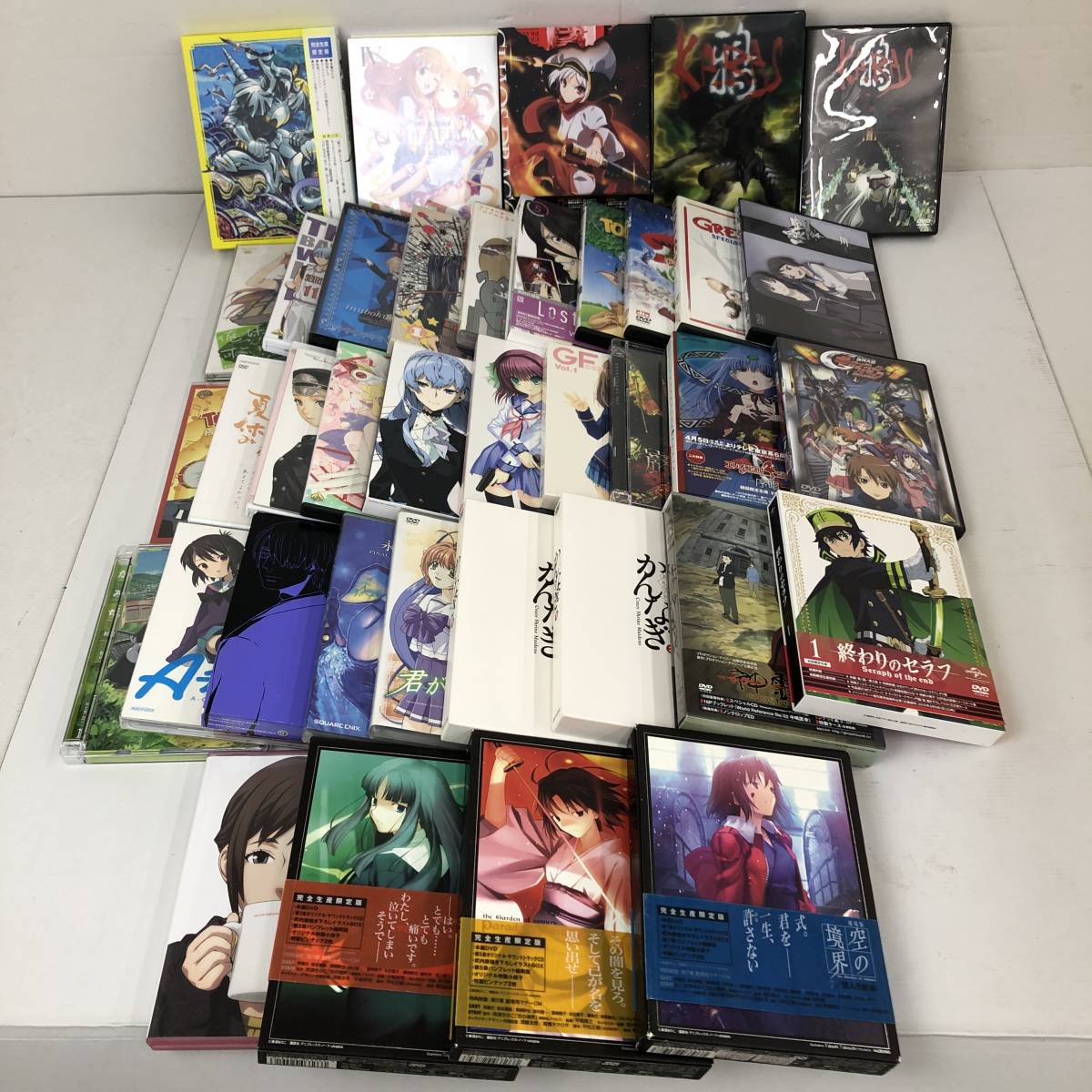 さ 12702）◎【不揃い】アニメDVD まとめ 限定版あり 空の境界/かんなぎ