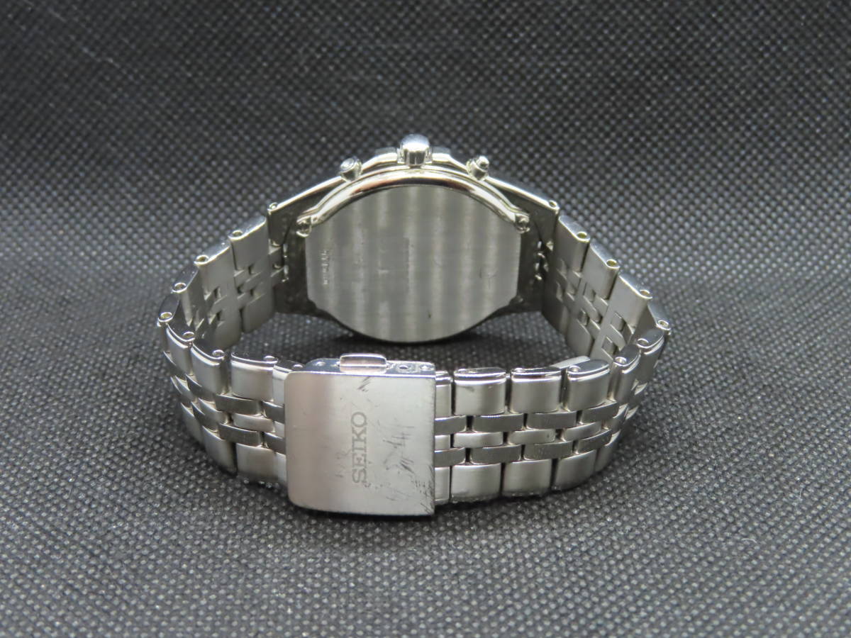 1円～【良品】SEIKO/セイコー DOLCE/ドルチェ ソーラー電波時計 