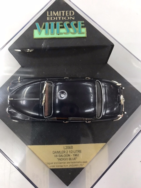 #MC075ミニカー【フィテッセ・ダイムラー 2 1/2 リッター V8 サルーン 1962 インディゴブルー 1/43】