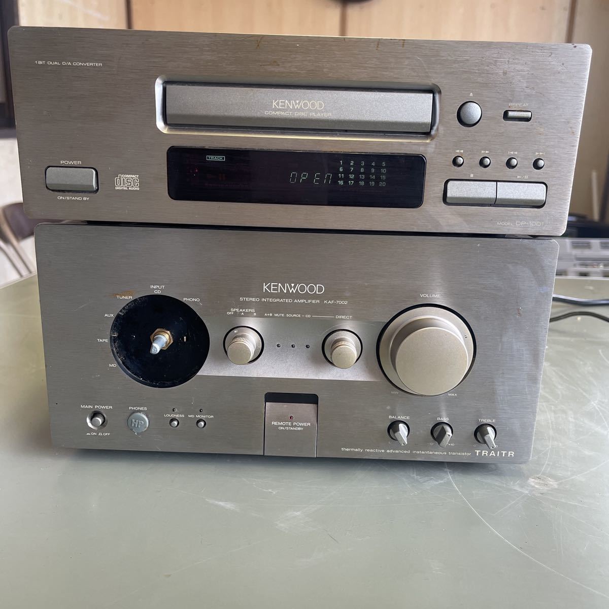 KENWOOD アンプ KAF-7002 CDデッキ DP-1001 | CESKASOLARNI.CZ