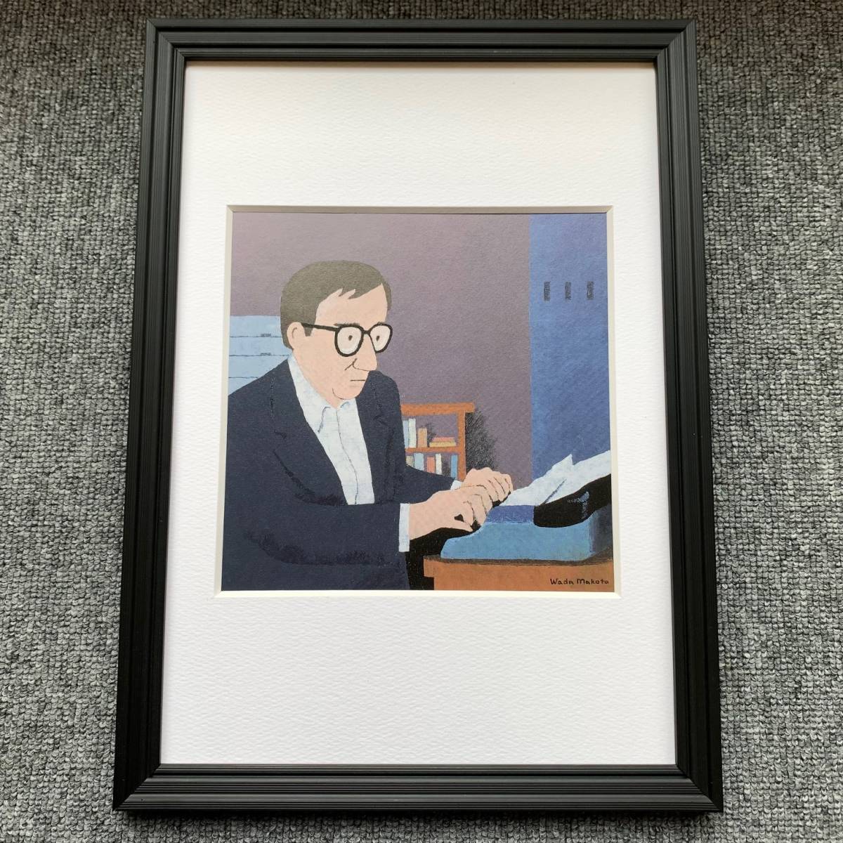  和田誠 映画 地球は女 回ってる A4サイズ 額入り イラスト 印刷物 ポスター風デザイン 額装品 アートフレーム インテリア(印刷物)｜売買されたオークション情報、yahooの商品情報をアーカイ その他