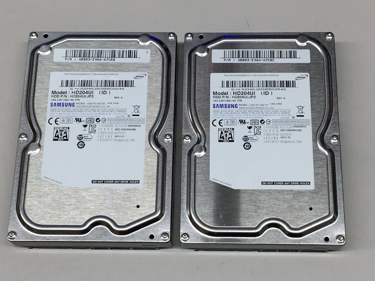 3TBと4TB HDD 2個 ST4000DM004 Seagate ST4000DM004 容量4TBの薄型3.5