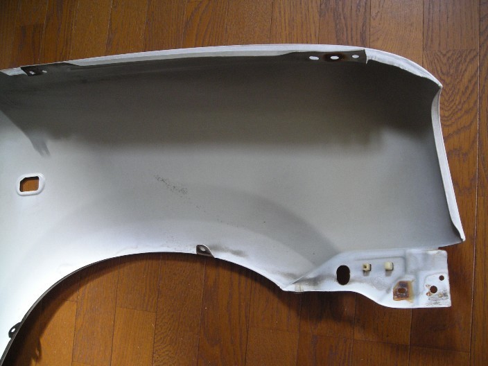 ラパン SS HE21S 左Fフェンダー SSエンブレム付き 純正色白 へこみなし