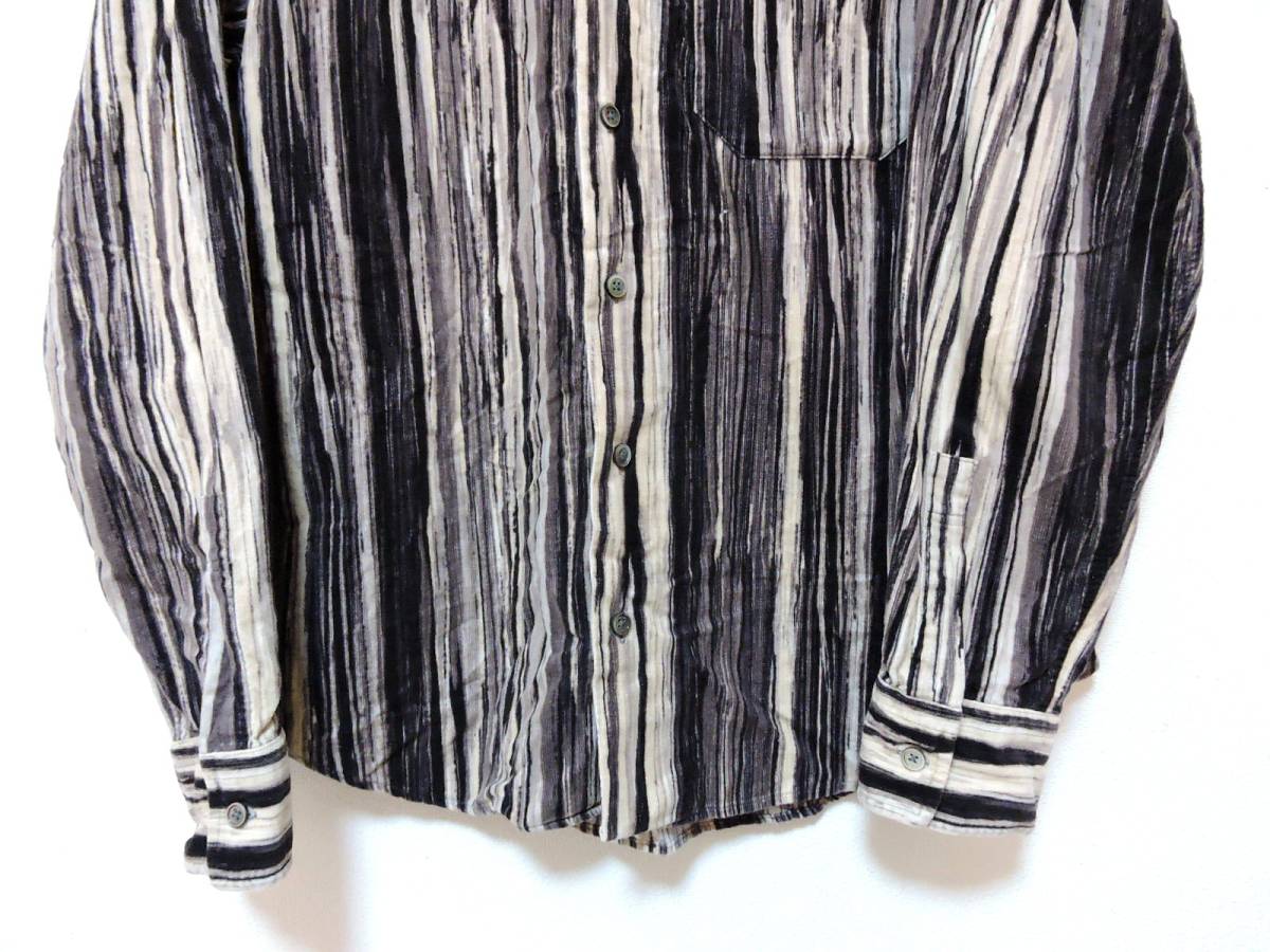 Paul Smith ポールスミス ストライプ柄 長袖 シャツ L