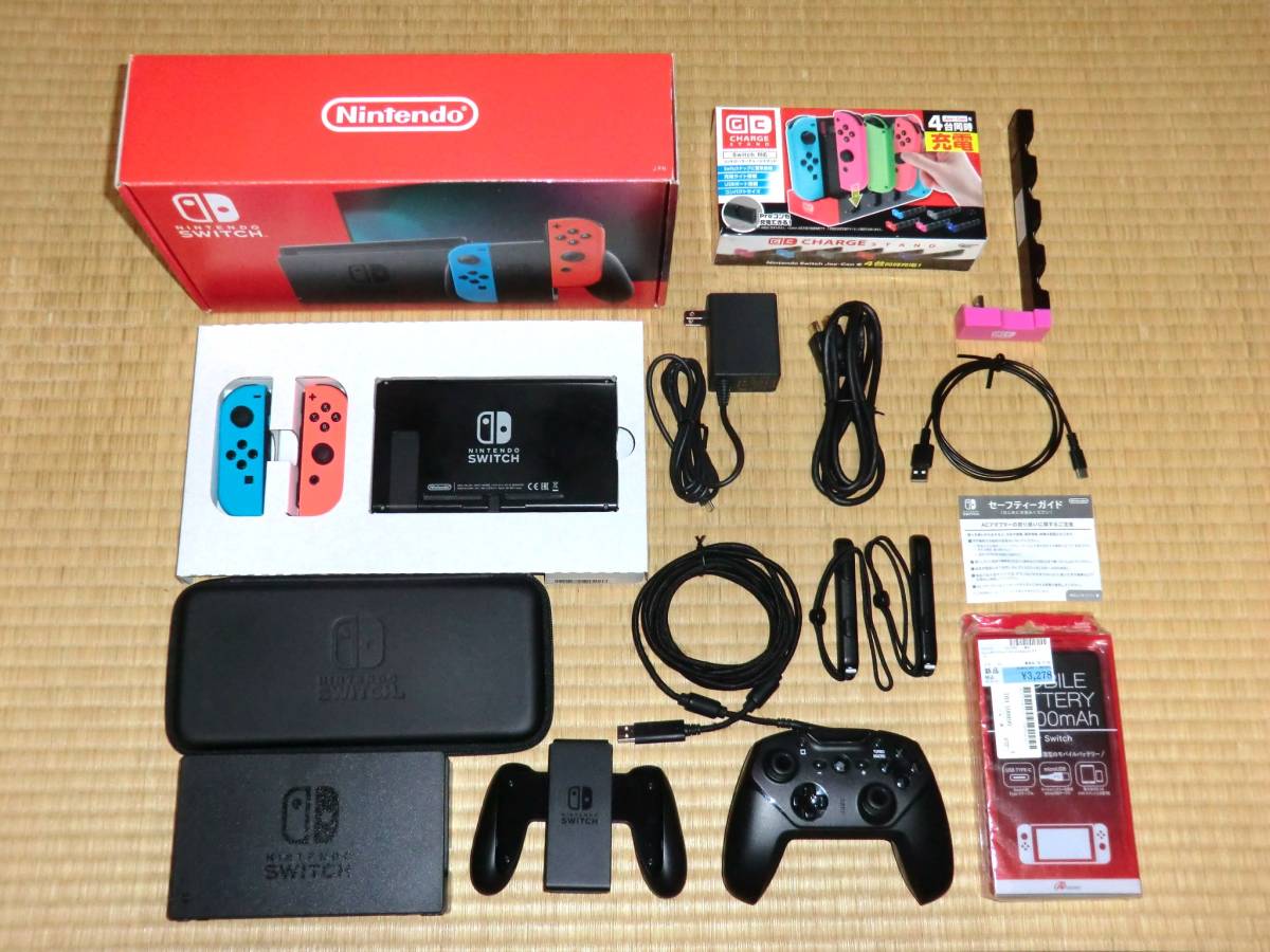 Switch 本体 Joy-Con 純正 ブルー レッド 【動作確認】 おまけ(ハード