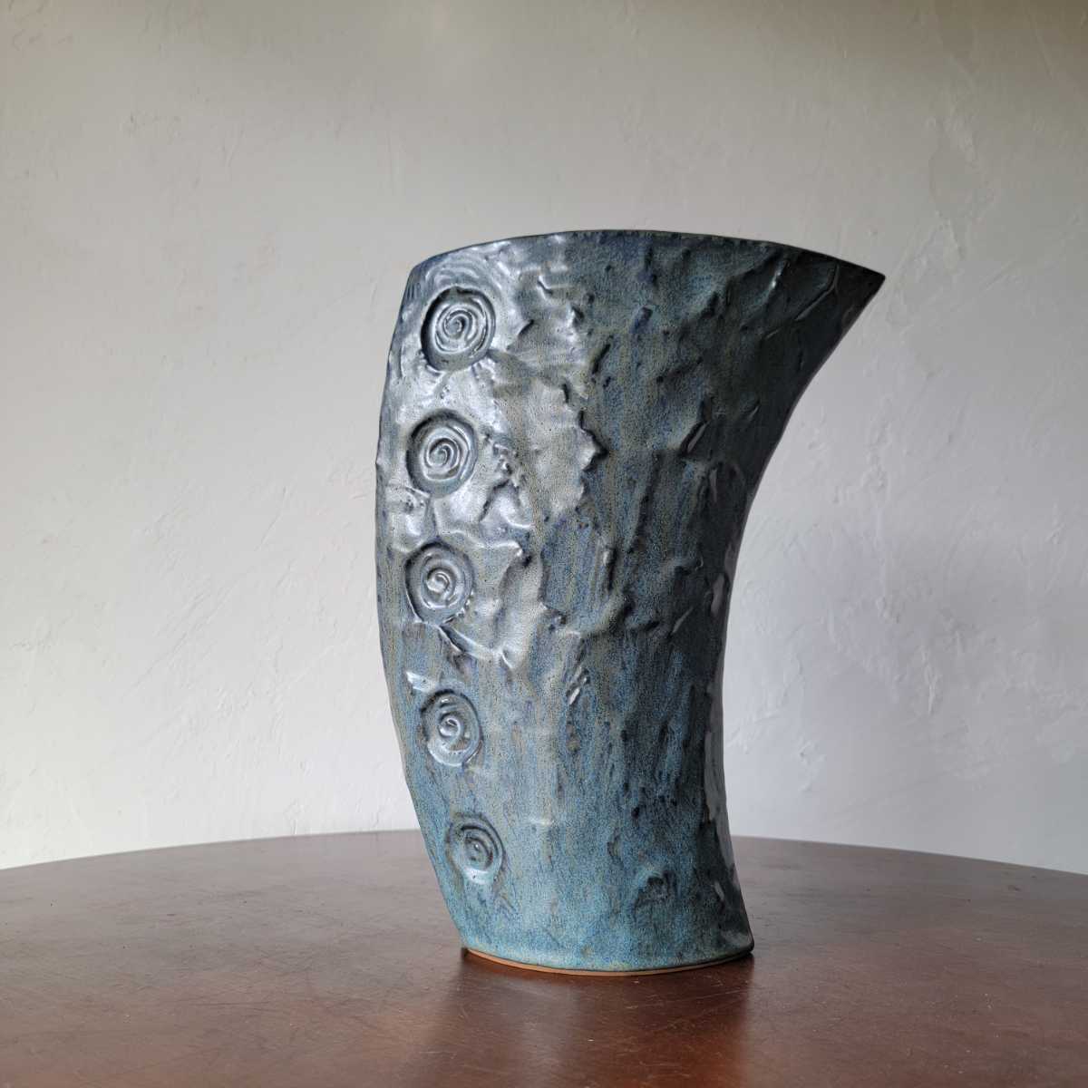 陶器 Japanese Vintage Flower Vase ヴィンテージ 和モダン 北欧 ミッド