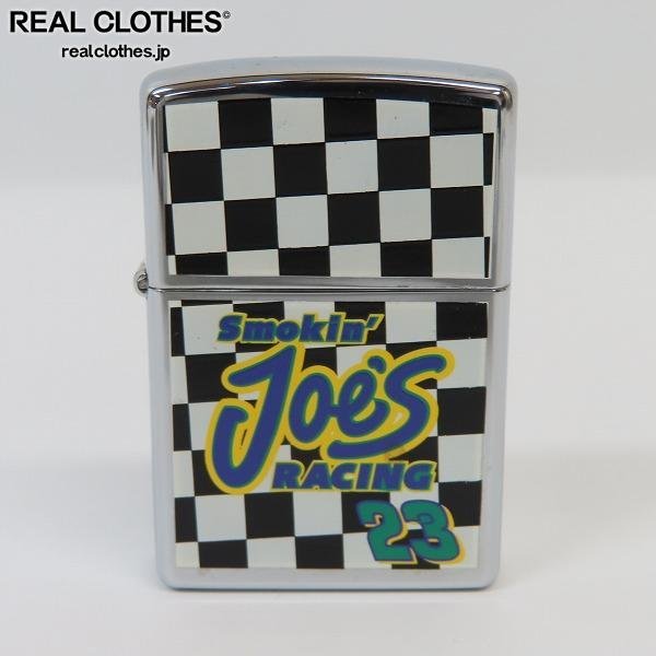ZIPPO/ジッポー CAMEL/キャメル Smokin Joe's/スモーキンジョーズ RACING 23 フラッグ柄/97年製 /LPL