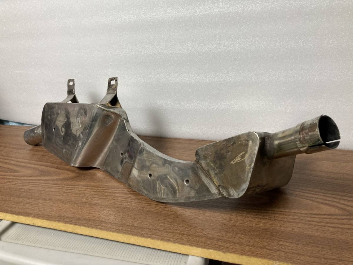 TL200R　和光　ステンレスマフラー　ワコウ　トライアル　競技用　中古品　傷あり　RS200T　250T