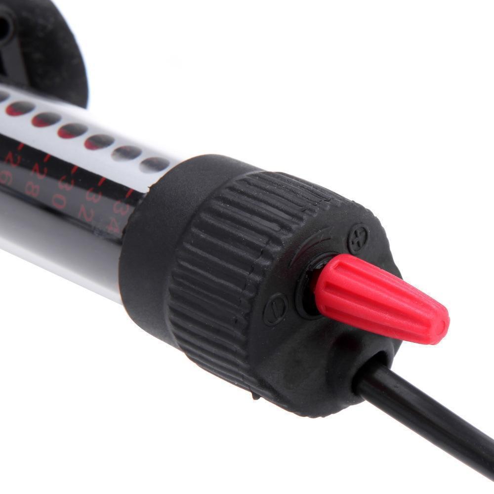 水槽用ヒーター2本 200w 温度調整 サーモスタット機能付きA0022