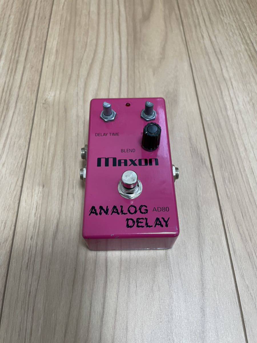 Maxon ad-80 ジャンク Maxon ANALOG DELAY AD-80 エフェクター 音響