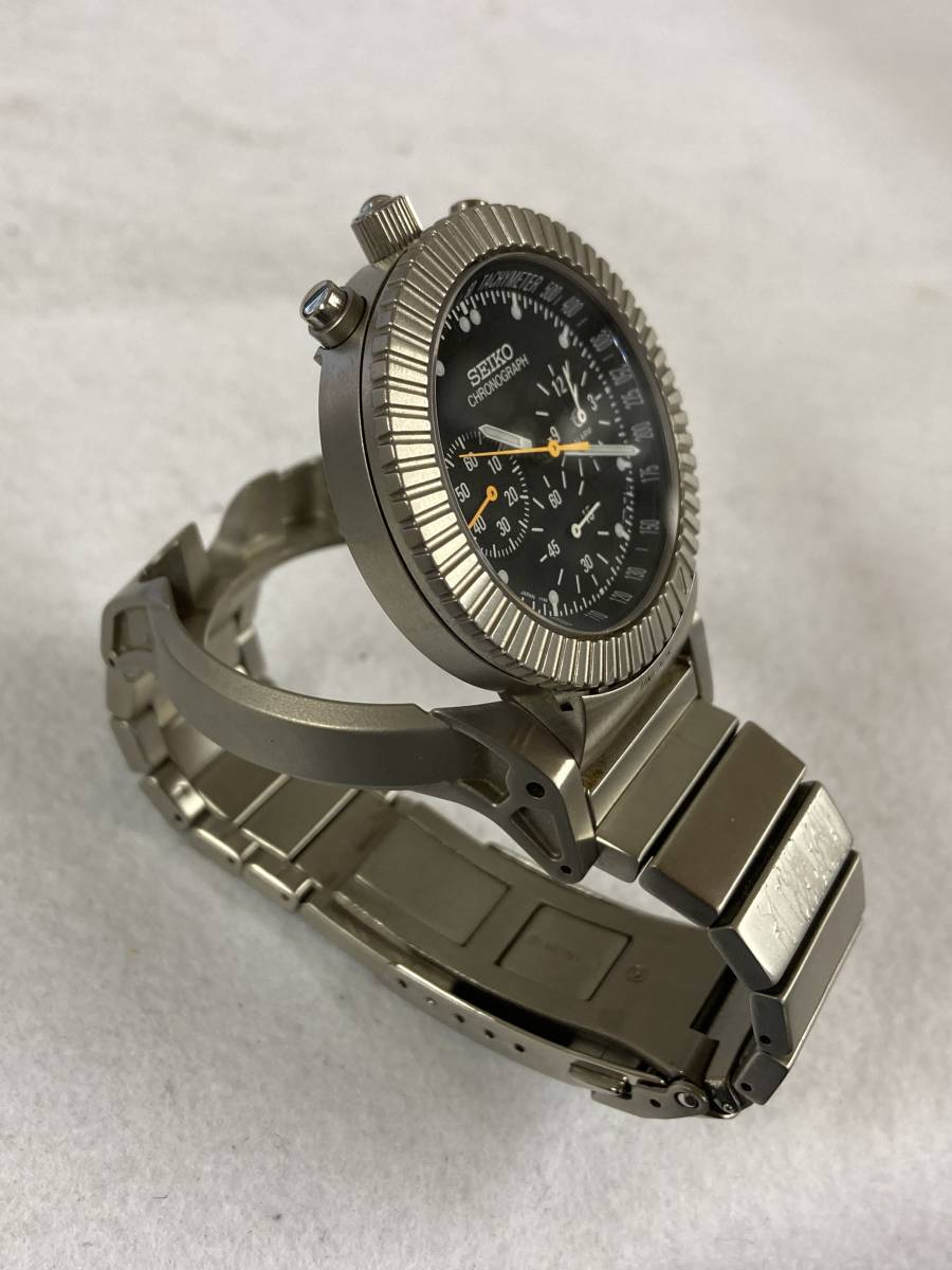 1円スタート！【レア】☆SEIKO PROSPEX クロノグラフ由良拓也デザイン