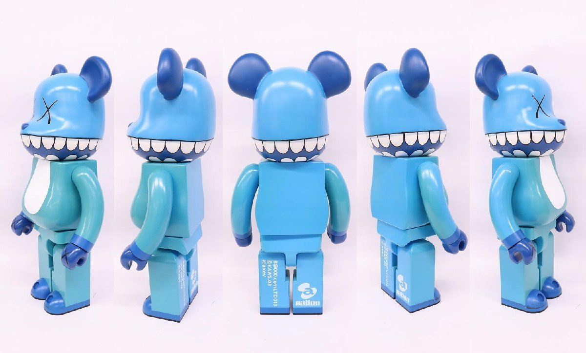 1円～◇おたからや◇sh362 カウズ ベアブリック 1000% Kaws a-nation 