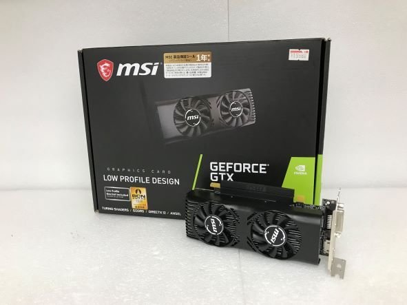 [ジャンクパーツ] グラフィックボード msi NVIDIA GeForce GTX1650 4GT LP 2210990078004(595)