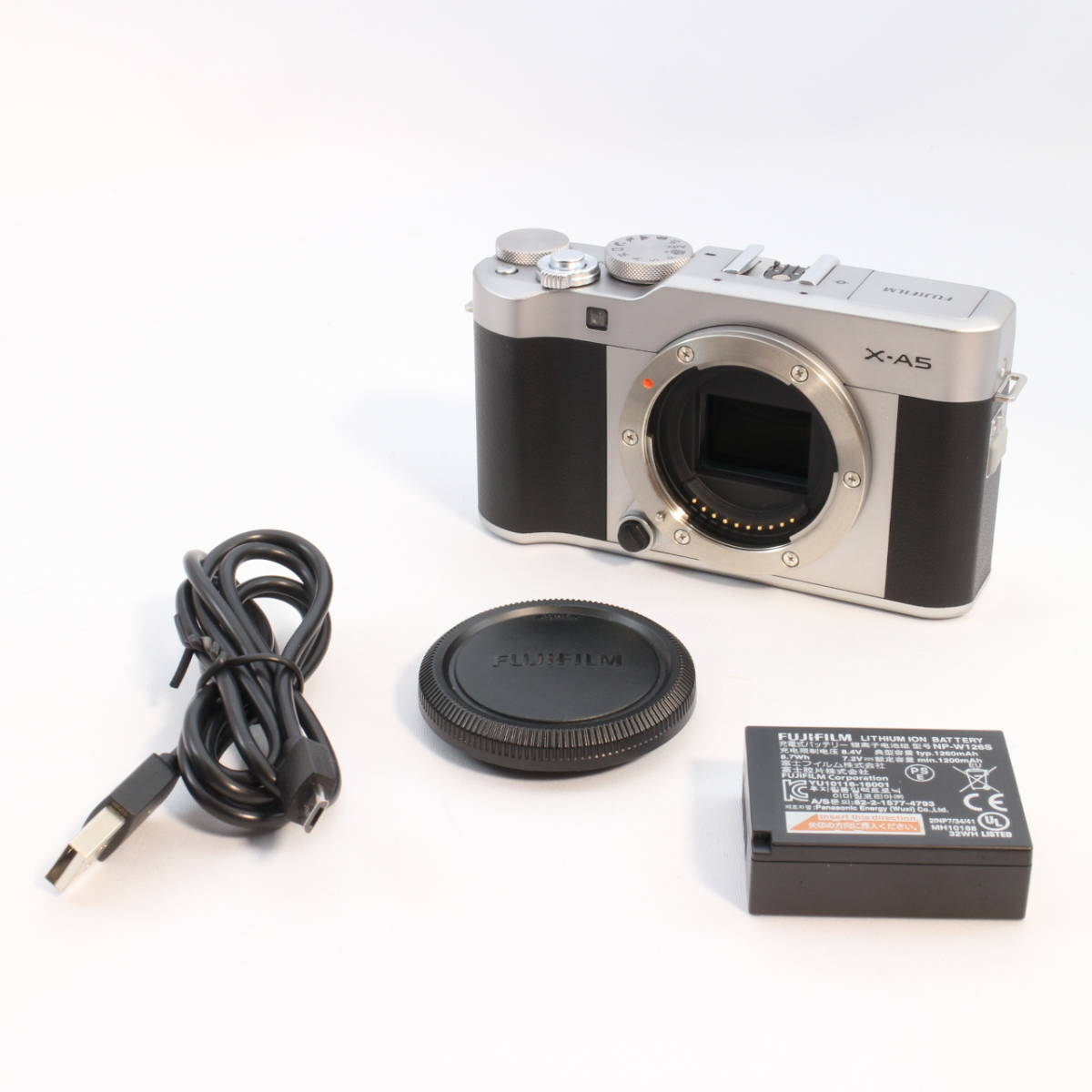 2651 FUJIFILM ミラーレス一眼 X-A5シルバー X-A5-S 【公式通販】