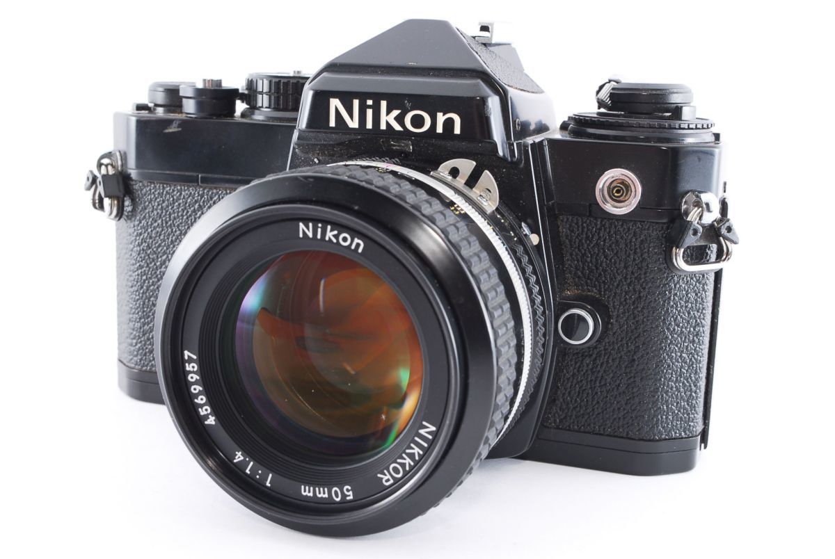 OF020018☆ニコン Nikon FE ブラック / Ai 50mm F1.4 nikon FE