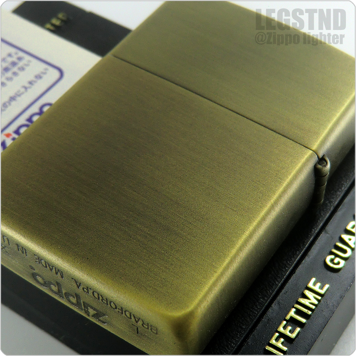 真鍮 1995 Windy Girl 90s Design Zippo(Antique Brass) 90年代 