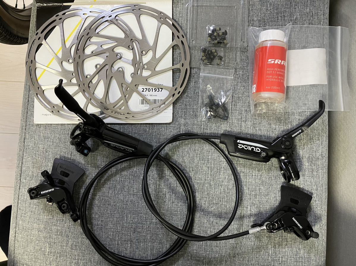 SRAM GUIDE T 新品 MTB用 ディスクブレーキ前後セット SRAM T Guide