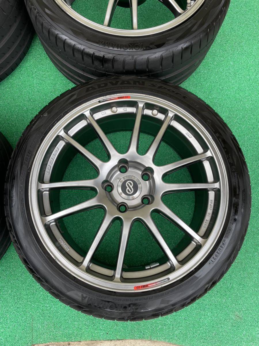 希少品　ENKEI エンケイ GTC01 9.5J +38 20インチ PCD114.3 5穴 4本同サイズ　そこそこ美品　変形クラック等無し エンケイ GTC01 ENKEI アルミ 17インチ！値下げ！！ gtc01の中古品・新品・未