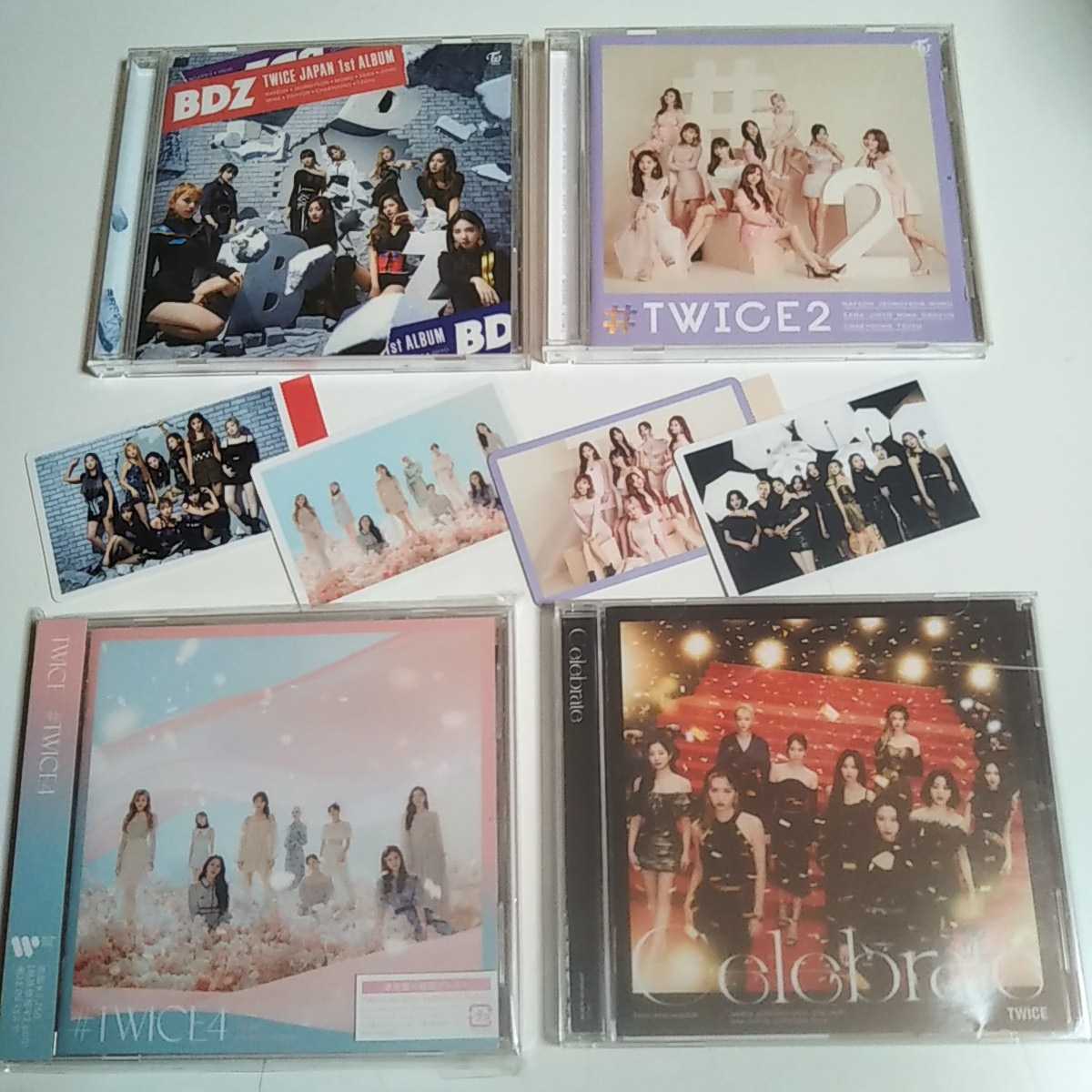 TWICE #TWICE4 Celebrate #TWICE2 BDZ アルバム4枚セット 全員トレカ付