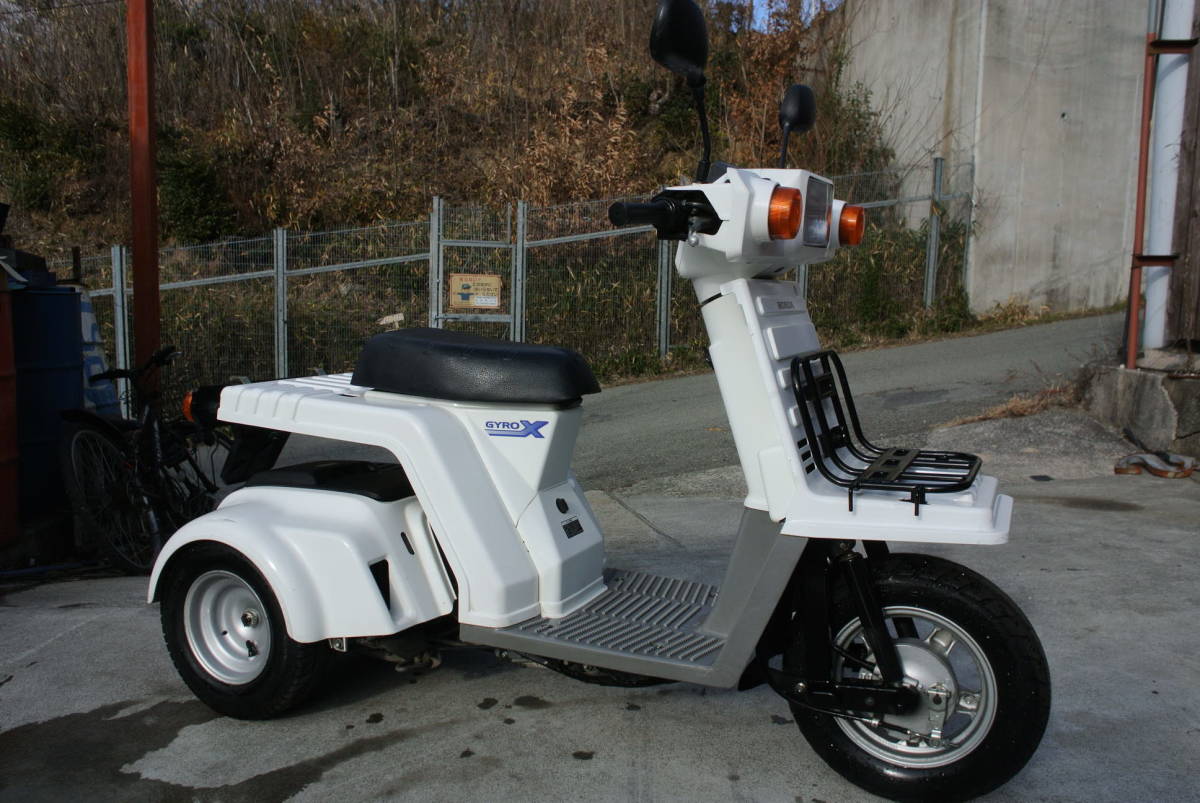 ヤフオク革命●最落なし●ジャイロX●4スト●FI車両●バッテリー新品●エンジン良好●フロントキャリア装備●写真100枚&動画●兵庫県川西市
