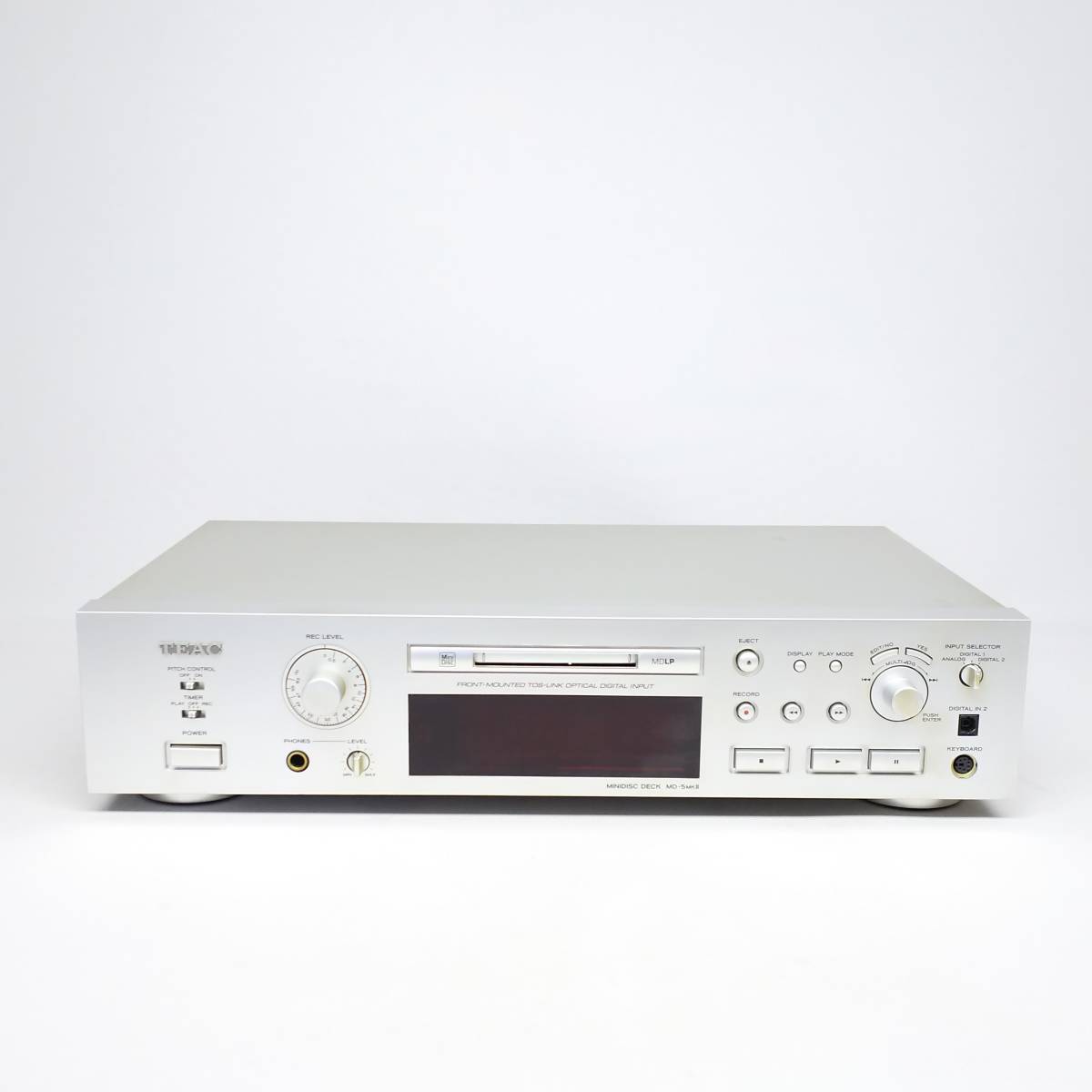 TEAC MD-5 ミニディスクデッキ＆MDディスク未使用4枚 純正リモコン付き □TEAC MD ミニディスク デッキ MD-5 MK-Ⅱ□ □TEACMDミニディスク