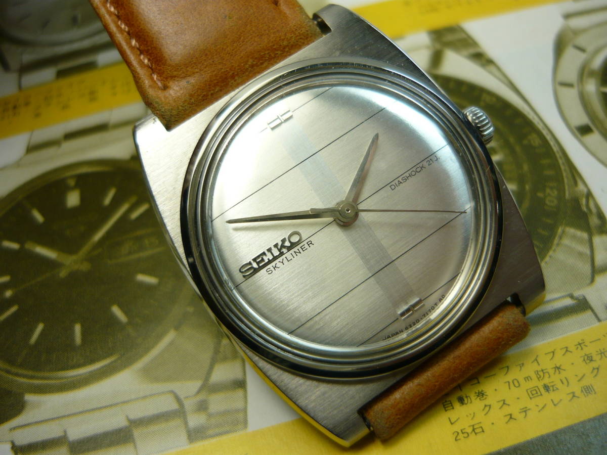 セイコー 21石 スカイライナー 手巻 Cal.6220C 6220-9000 - OH済 Yahoo 