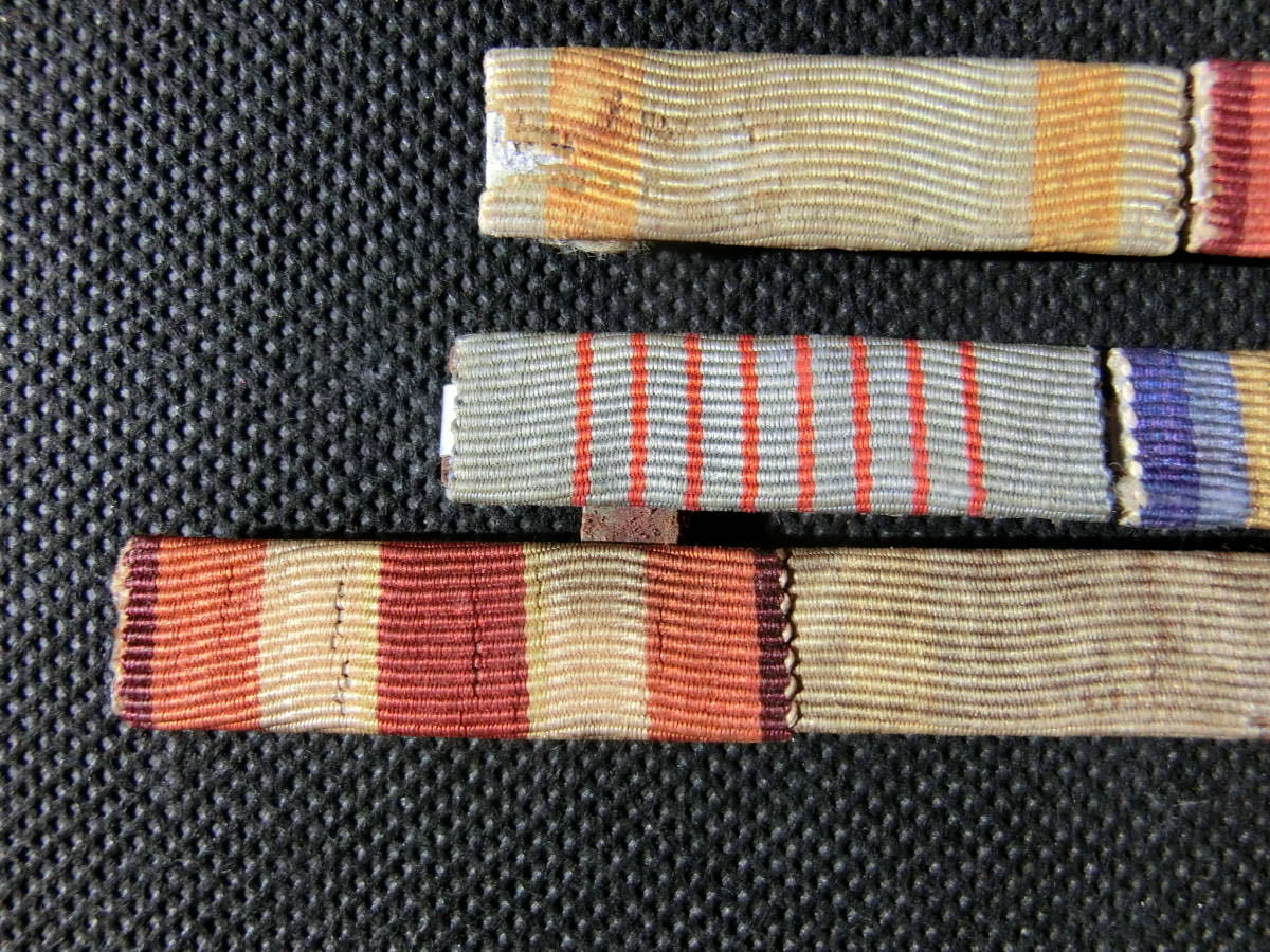 大日本帝国陸軍 旧日本陸軍 大尉 肩章 階級章 略綬板(部隊章、階級章