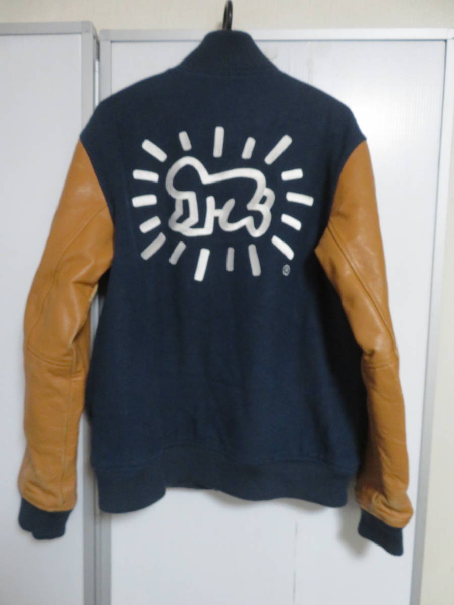 Columbia レザー袖スタジャン L コロンビア スタジャン