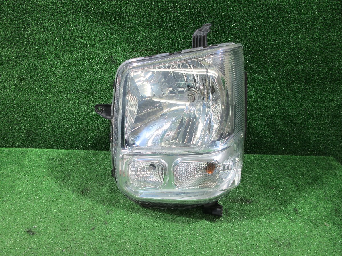 スズキ エブリィ DA17V 左 ハロゲンヘッドライト F 014 010 033　スクラム DG17V　※ ステー破損有り　　2023.2.3.T.7-B6-4　23010300