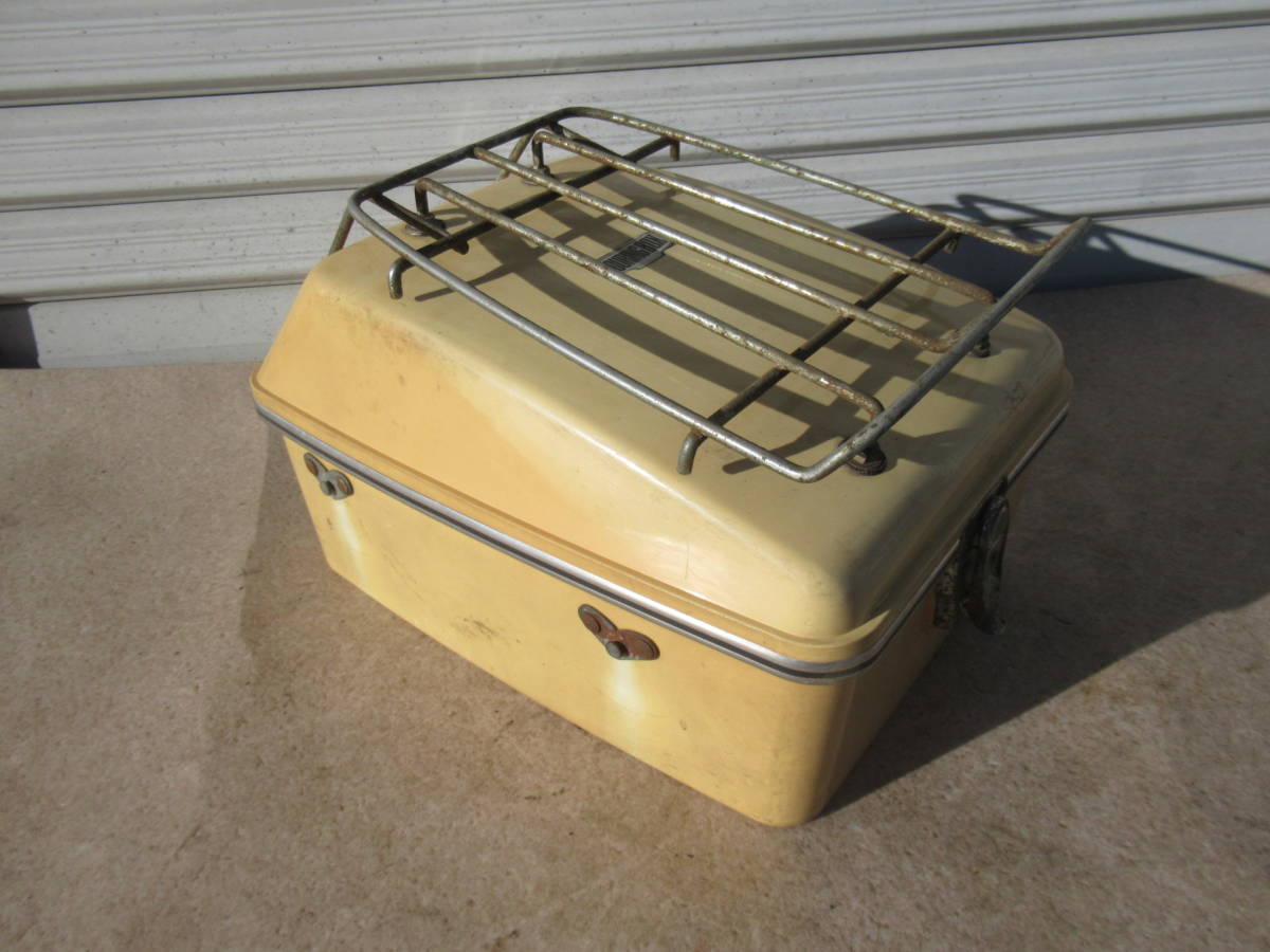 中古美品リアボックス 55l バイクリアボックス アルミ製トップケース 
