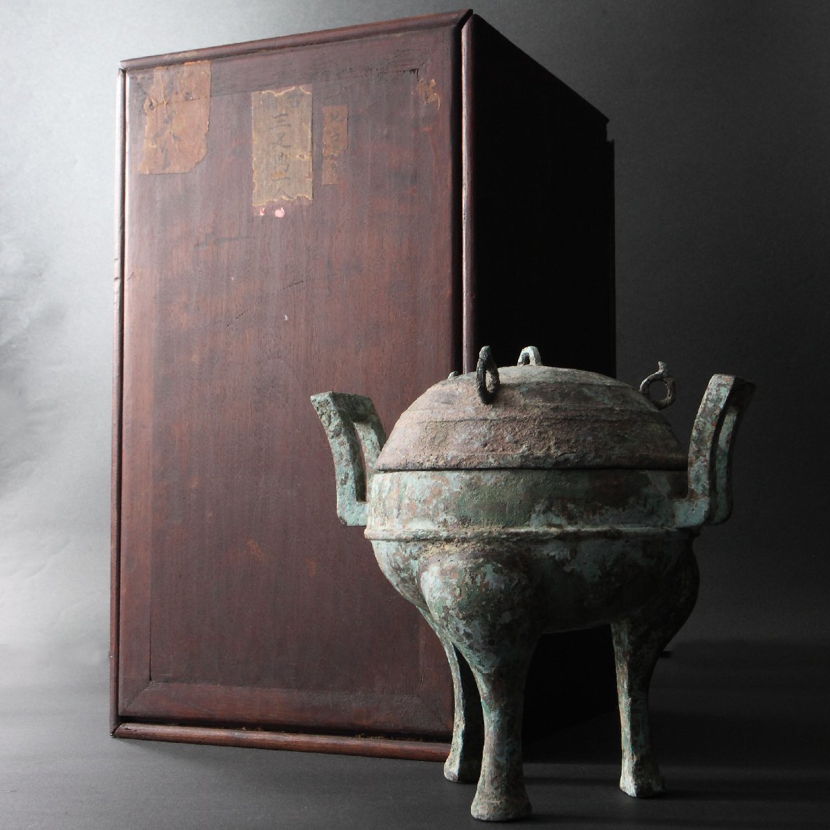 青銅鬲 祭器 青銅器 -青銅 出土品 2026年最新Yahoo!オークション 委託 