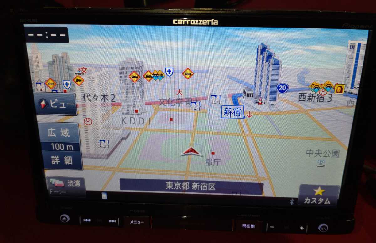 カロッツェリア8インチ楽ナビAVIC-RL900 最新マップ オービスデータ