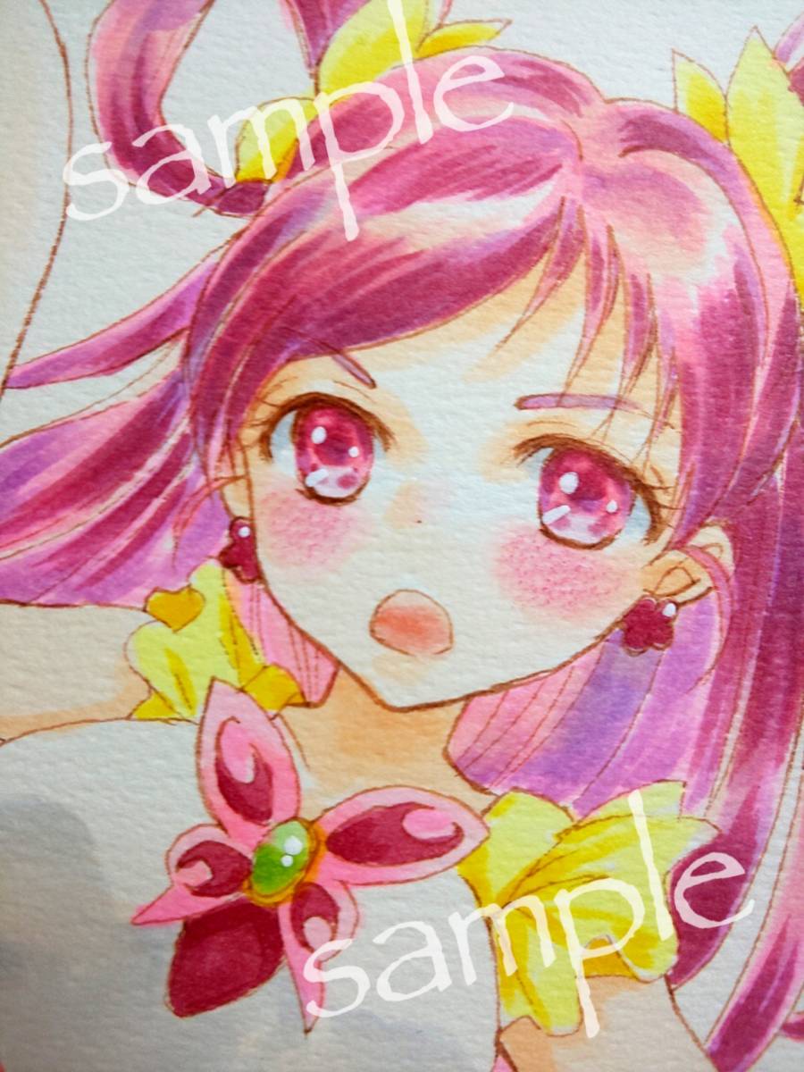 同人 手描きイラスト ◇Yes！プリキュア 5◇キュアドリーム◇夢原