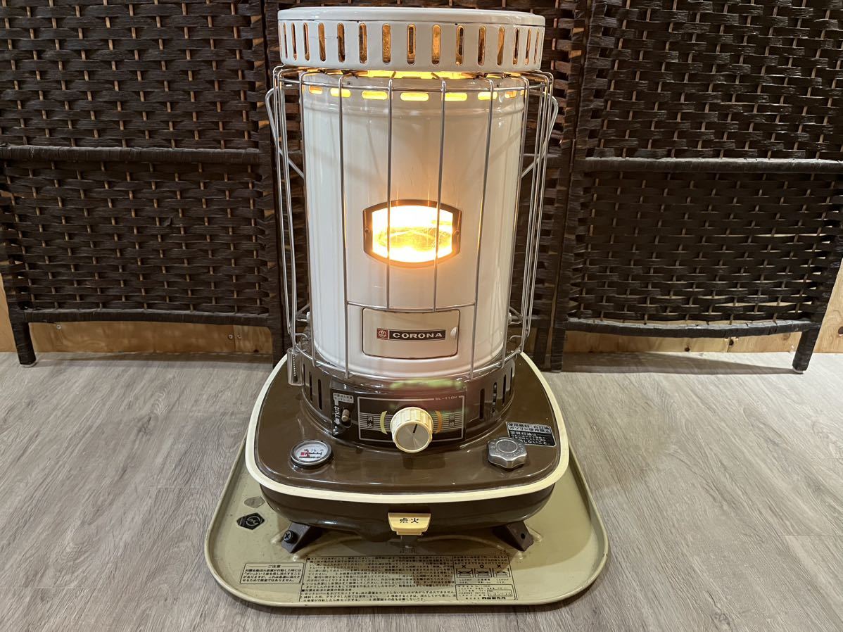 コロナ ストーブ CORONA SL-11DK 動作確認済み 石油ストーブ 1978年製 キャンプ アウトドア 内田製作所 対流型石油ストーブ レトロ 昭和