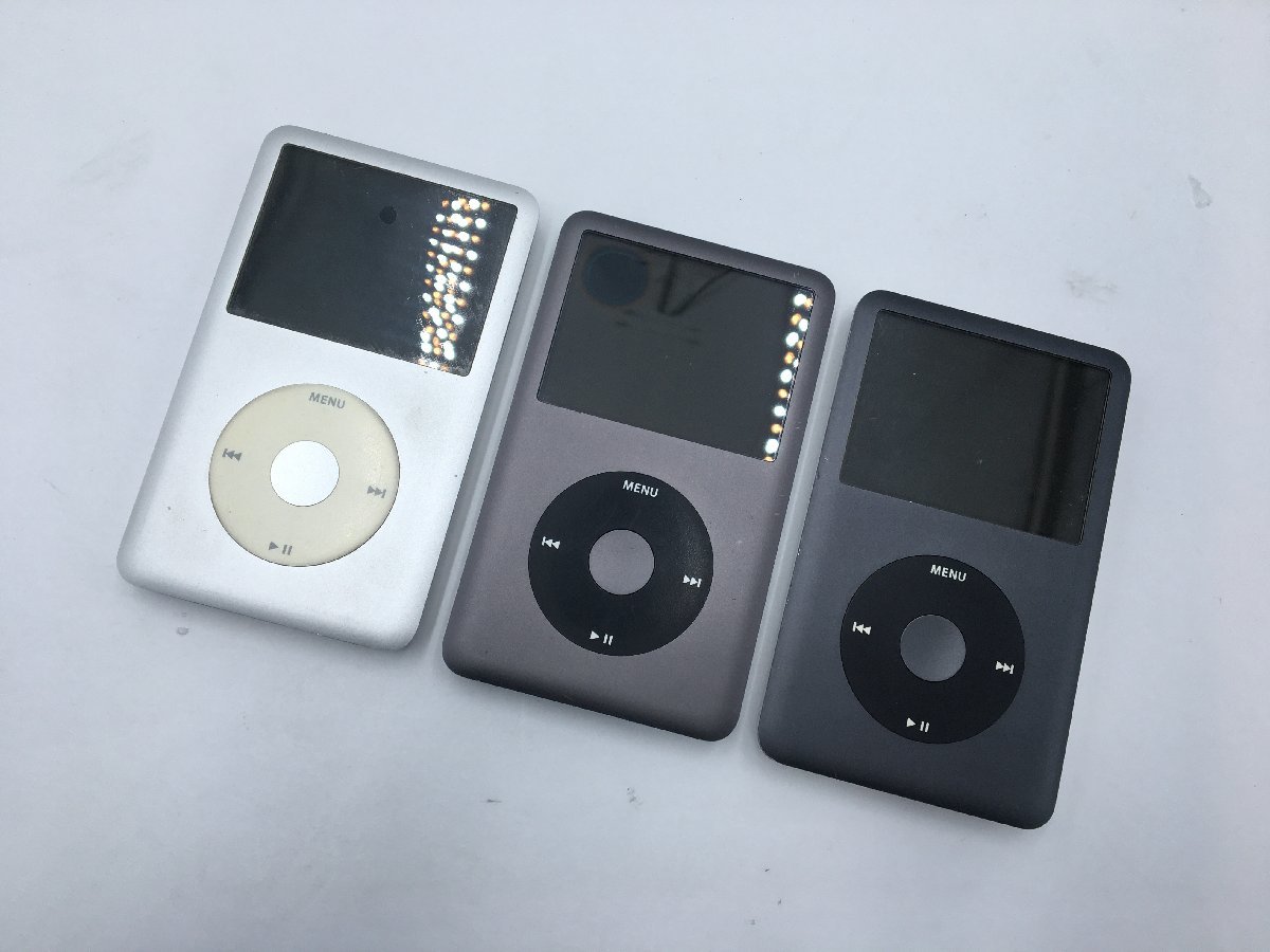 ポータブルプレーヤー Apple iPod classic 80GB A1238 iPod classic 120GB ブラック 箱説明書つき Apple iPod classic